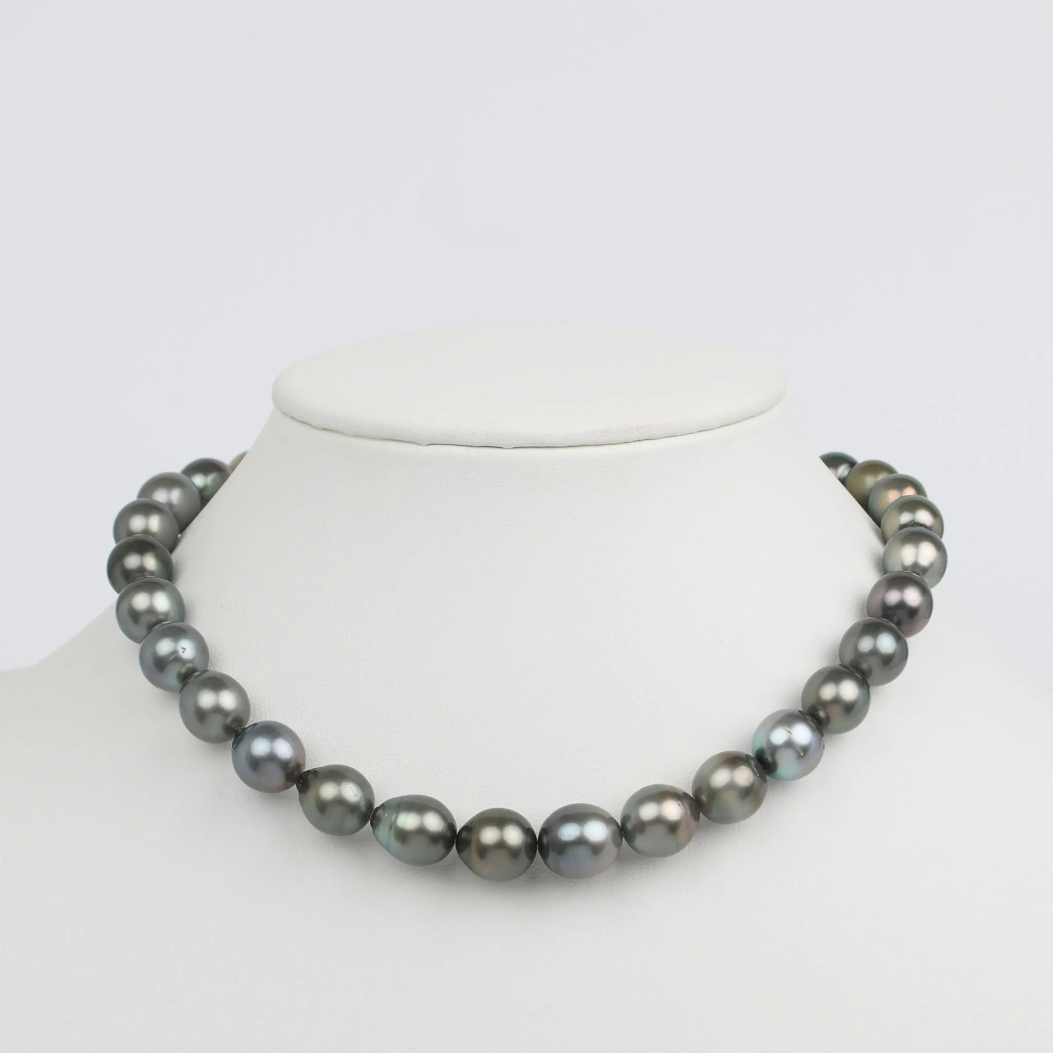 10.9-12.3 mm AA /AAA Tahitian Drop Pearl Necklace