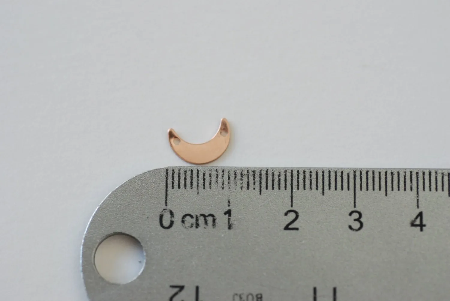 14k Gold Wholesale Filled Crescent Blank Charm, Gold Crescent Moon Blanks, Gold Filled Crescent Moon Connector Link Charms