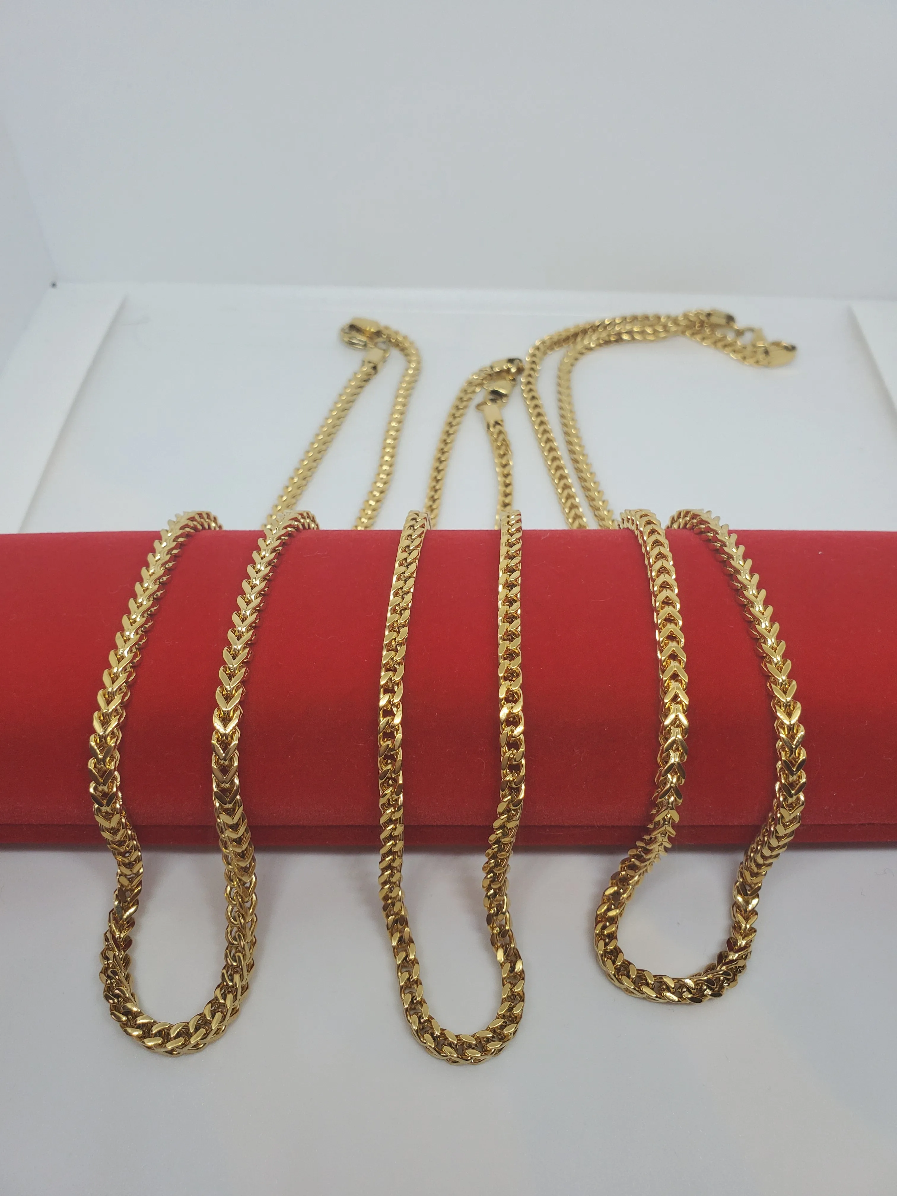 18k Gold Plated Franco Chain