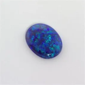 4X6MM OVAL CREATED BLUE MAGIC OPAL   LOOSE GEMSTONE