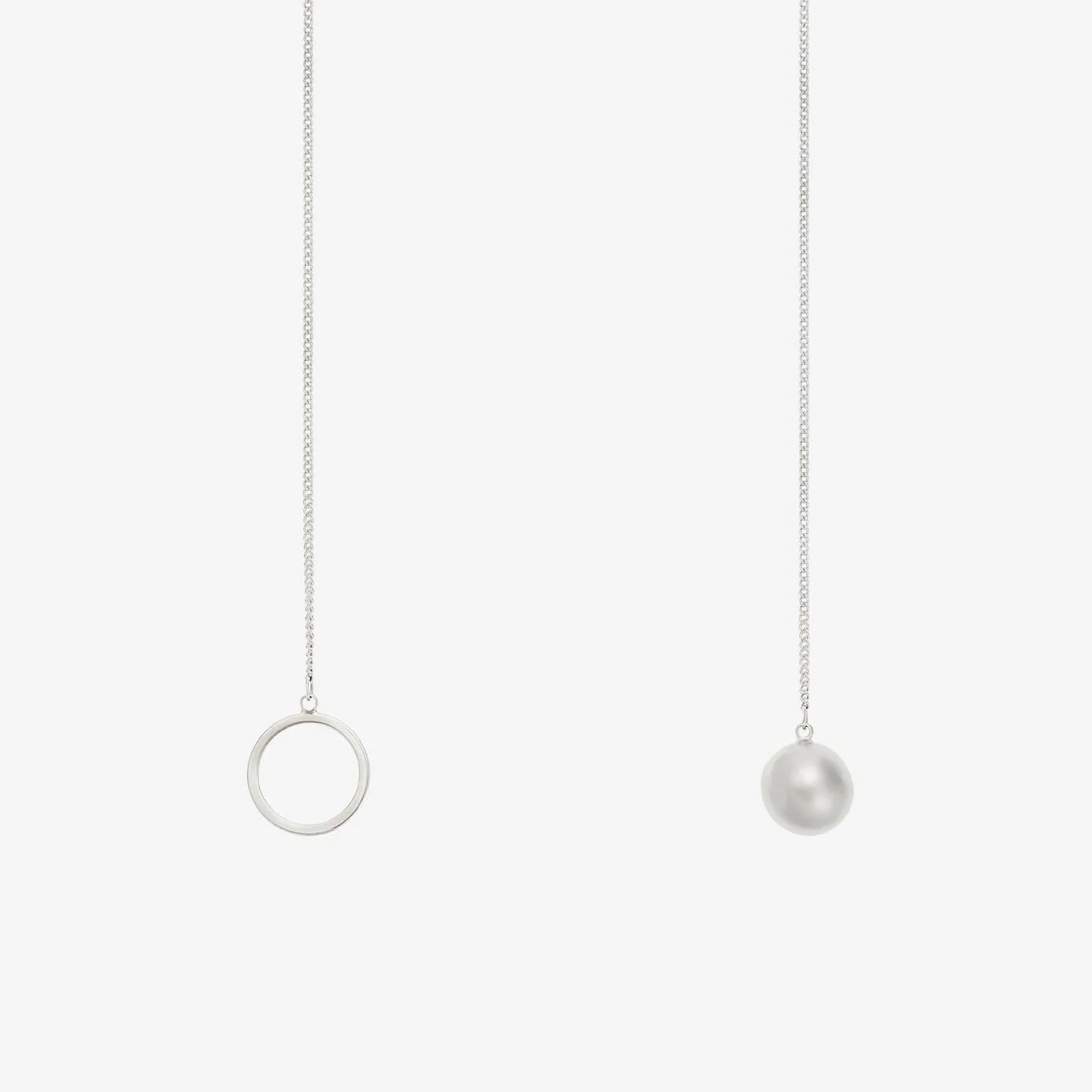 Adrianna Ball Lariat Necklace