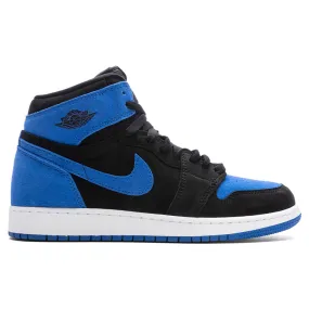 Air Jordan 1 Retro High OG (GS) 'Royal Reimagined' - Black/Royal Blue/White