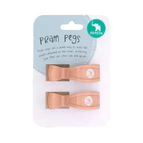 All 4 Ella - Pram Pegs - Peach