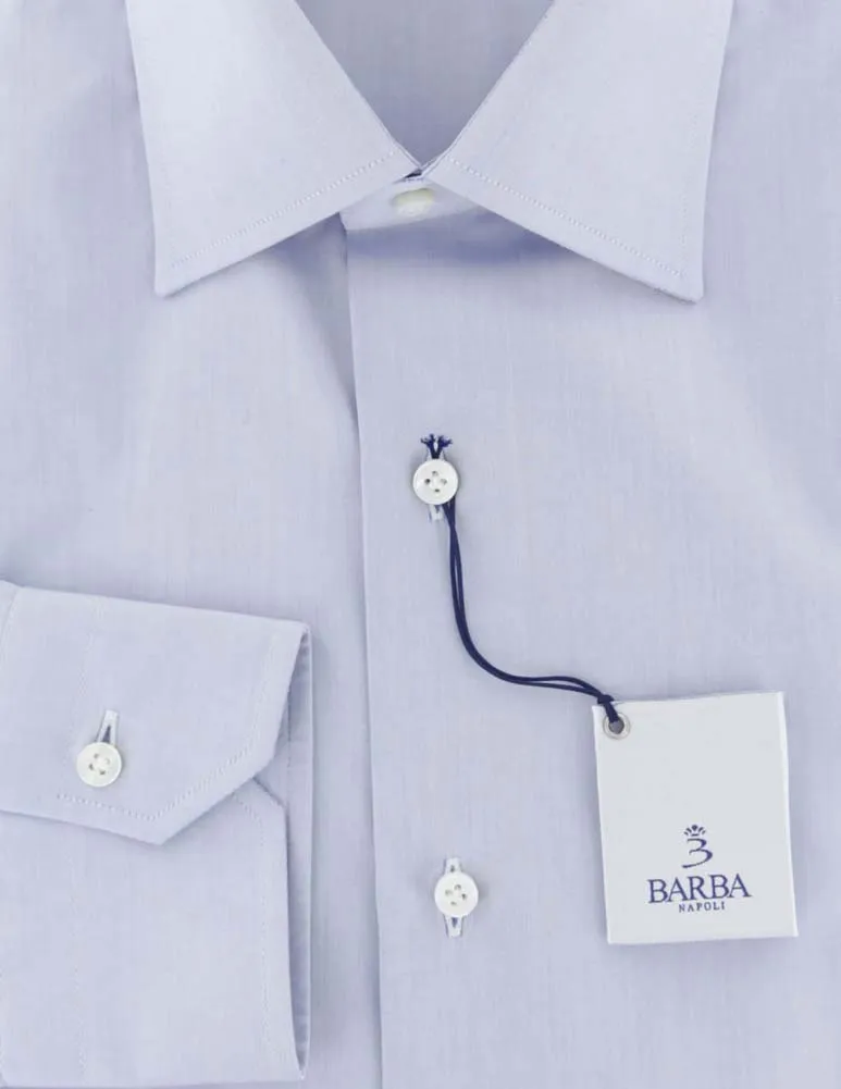 Barba Napoli Light Blue Shirt - Slim