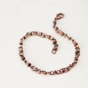 Bigger Link Copper Chain Bracelet for Man or Woman