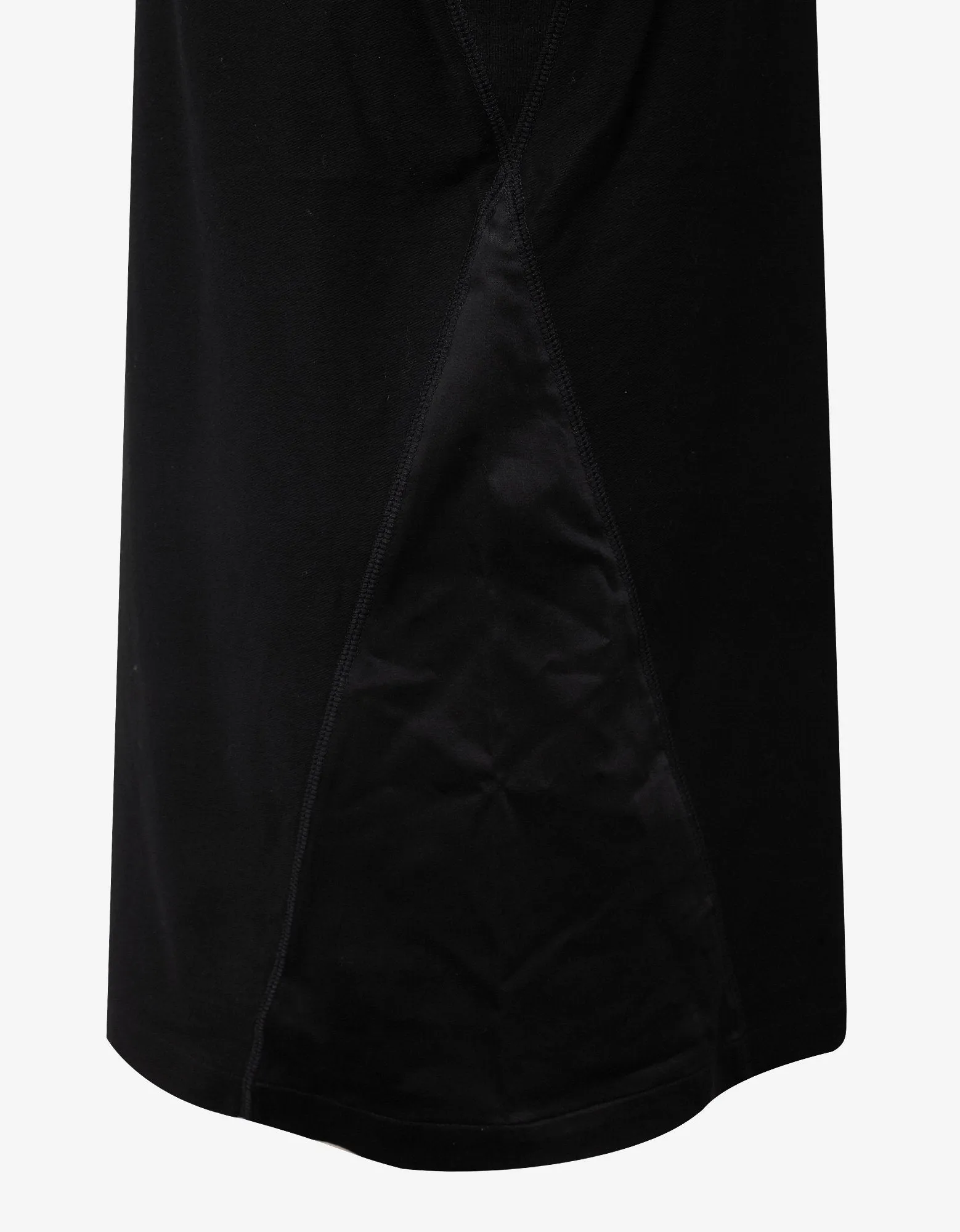 Black Sateen Tank Top