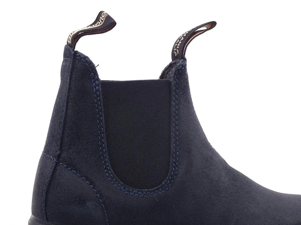 BLUNDSTONE Polacco Elastici Suede Navy 1912