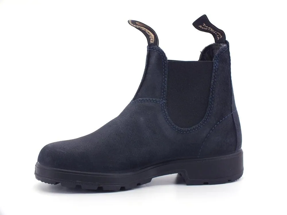 BLUNDSTONE Polacco Elastici Suede Navy 1912