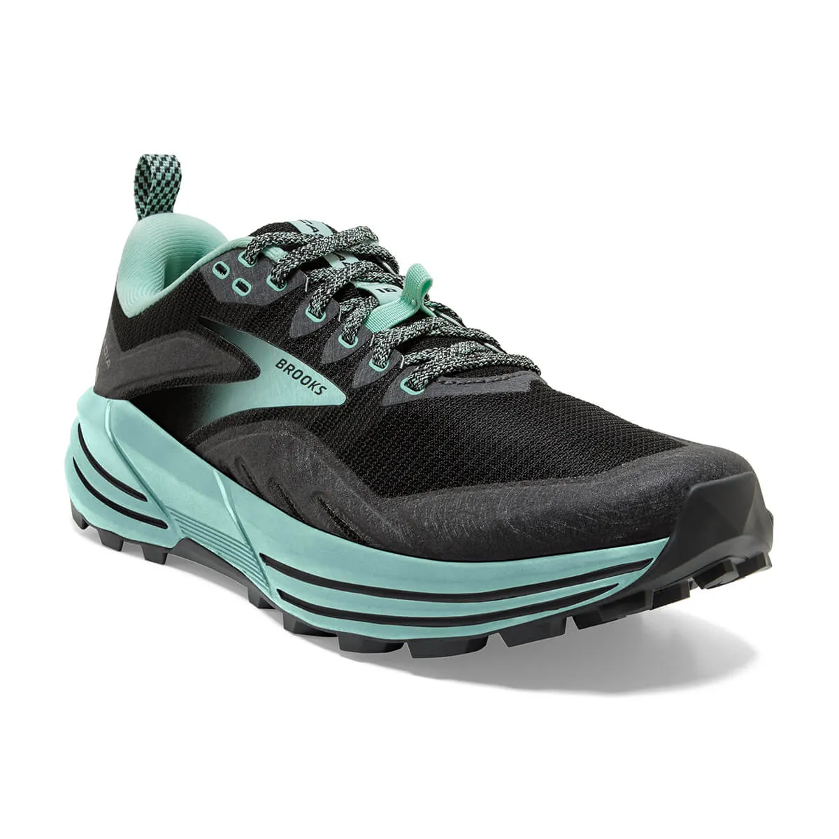 Brooks Cascadia 16 Womens | Black/ebony/yucca