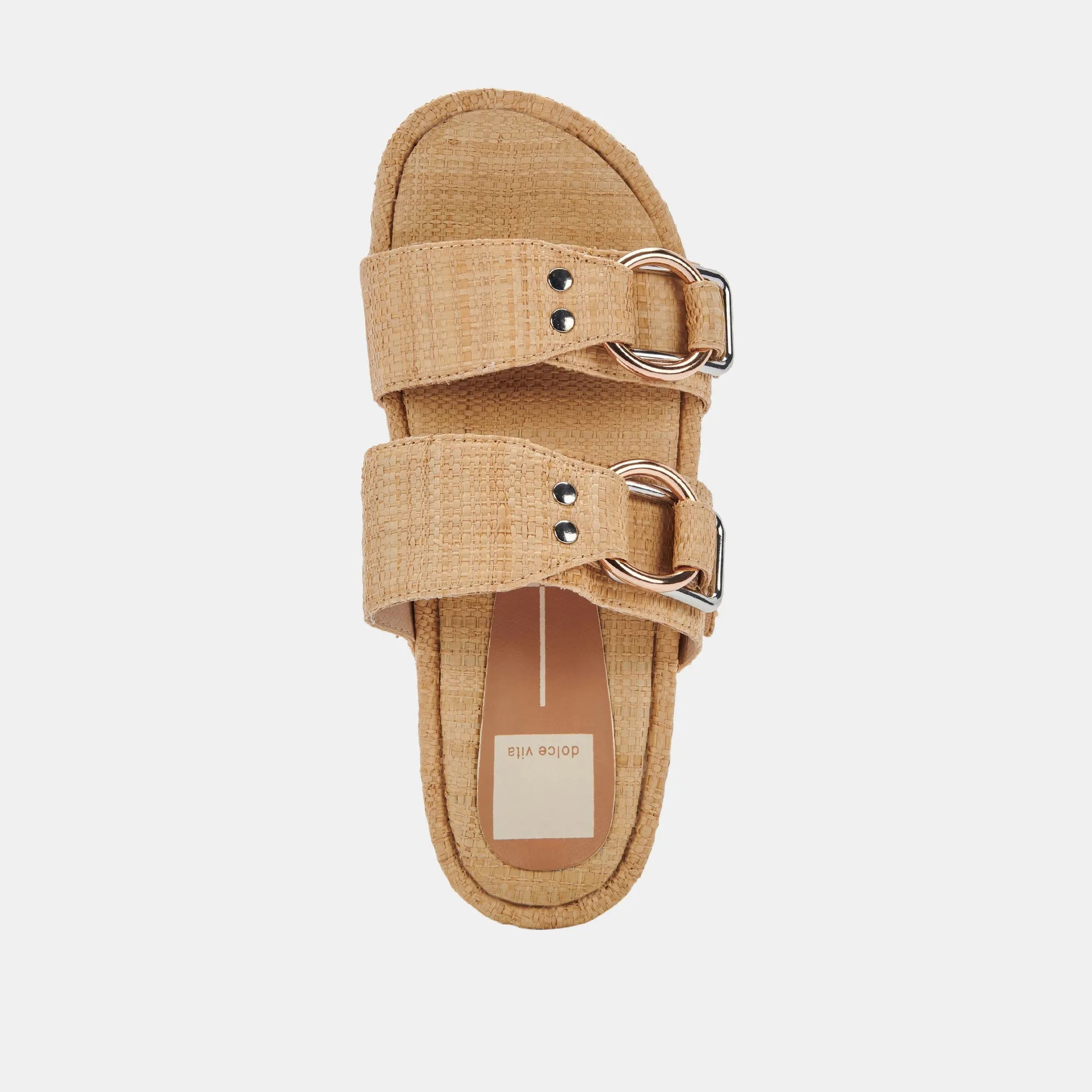 CICI SANDALS LT NATURAL RAFFIA - re:vita