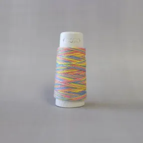 Cosmo Hidamari Sashiko Variegated Thread 30 Meters Rainbow Sorbet # 89-303