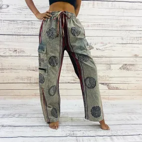 Cotton Handmade Patchwork Unisex  Trouser