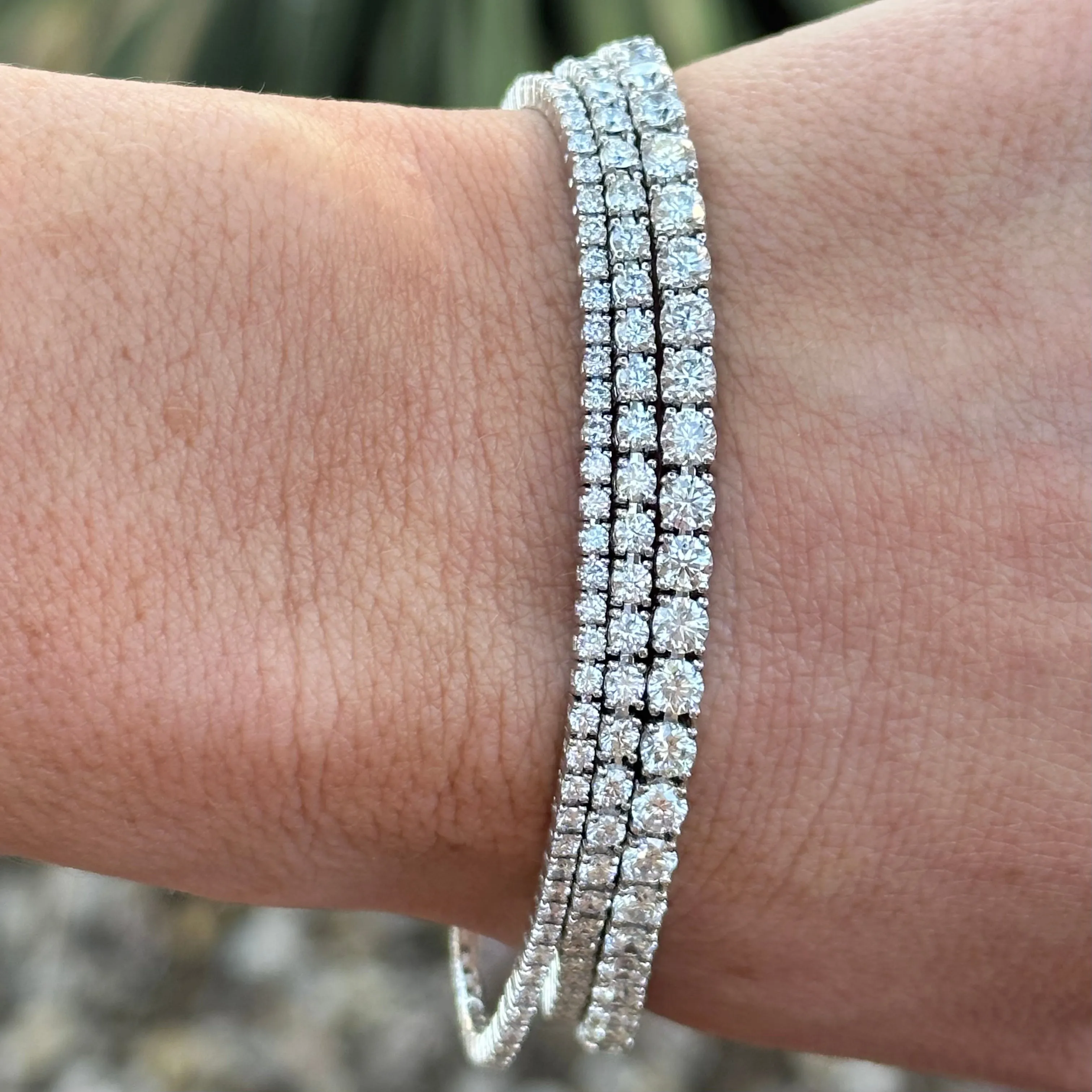 Diamond Tennis Bracelet in 18k Gold