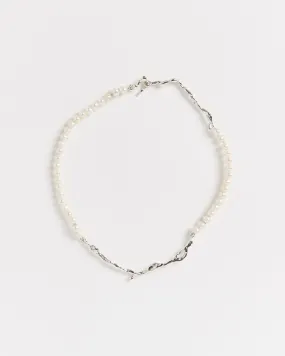 Drip Perla Collar in Sterling Silver