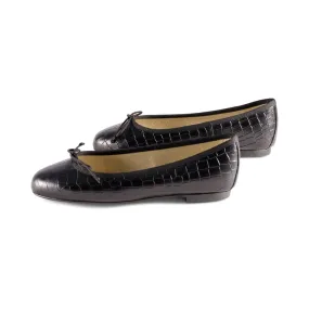 Emma Black Croc F23