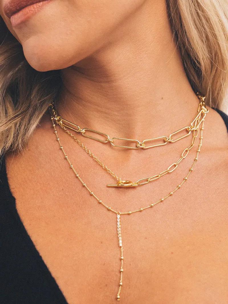 Everyday Paper Clip Chain Necklace