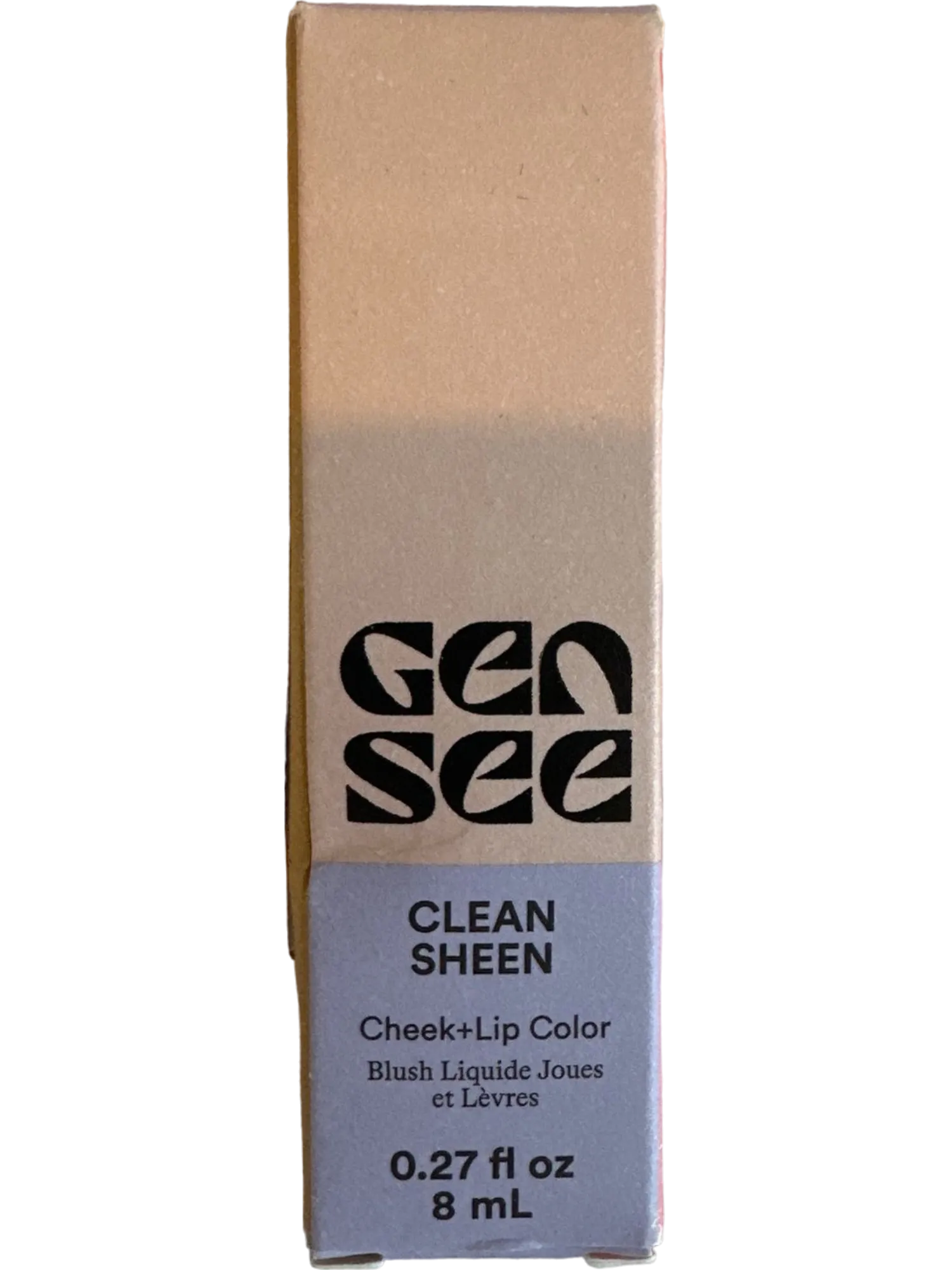 Gen See Apricot Clean Sheen Cheek Lip Color 8ml