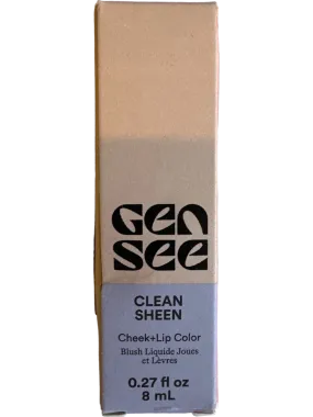 Gen See Apricot Clean Sheen Cheek Lip Color 8ml