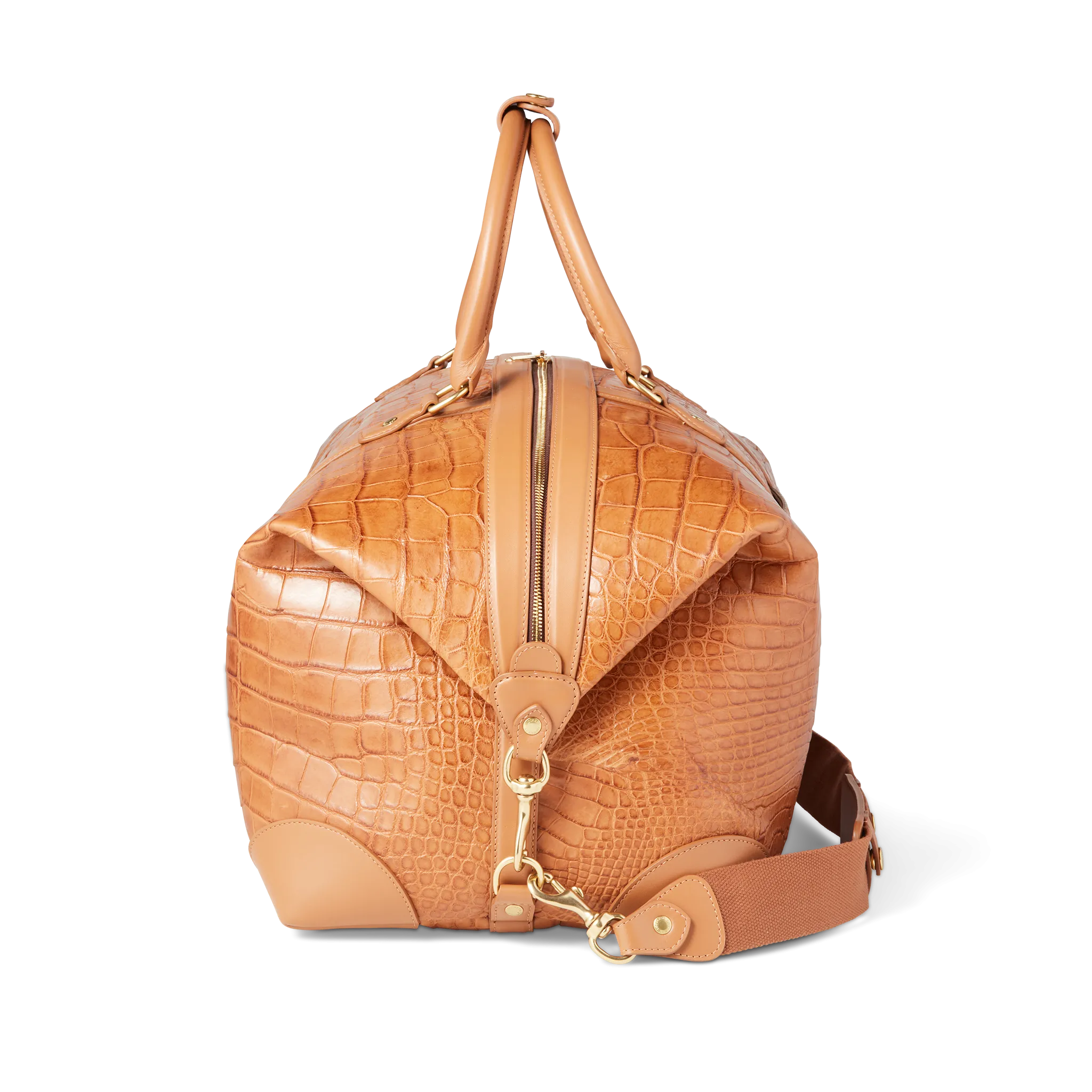 Giant Gator Duffle - Large :: Cognac/Kanga Tobac