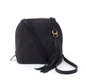 Hobo Nash Crossbody Bag in Nubuck Black