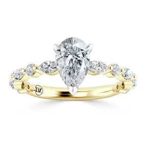 Katerina - 18ct Yellow Gold - Pear