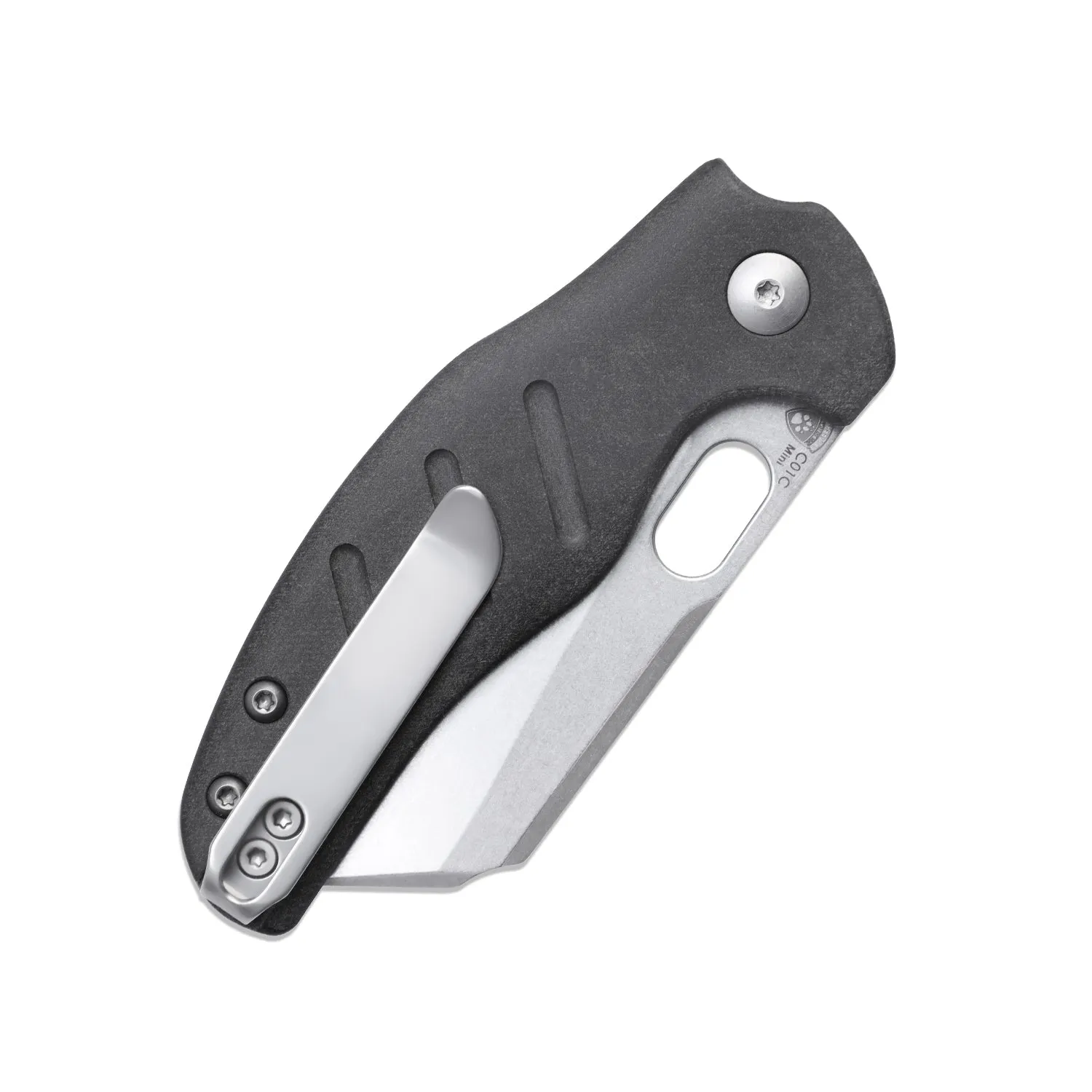 Kizer Sheepdog C01c Mini Button Lock Richlite Handle V3488BC1 (2.61 Stonewash)