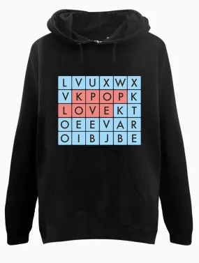 KPOP LOVE Wordle Hoodie