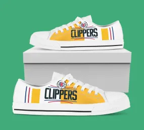 LA Clippers Custom Lowtop, Basketball Custom Shoes, Sport Lowtop, Canvas Shoes, Canvas Lowtop, Unisex Shoes, Gift Birthday