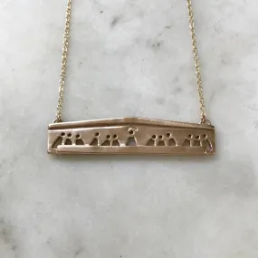 LAST SUPPER BAR NECKLACE