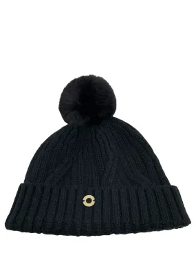 Loro Piana Baby Cashmere and Chinchilla Pompon Beanie Hat