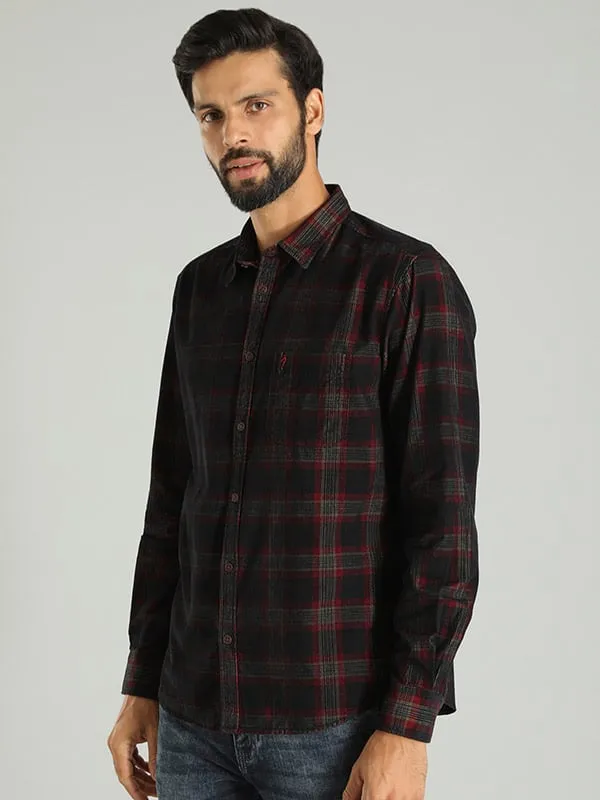 Men Checked Full Sleeve Cotton Shirt