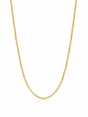 Men's Gold Cable Chain