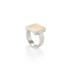 Modern Mixed Metal Ring