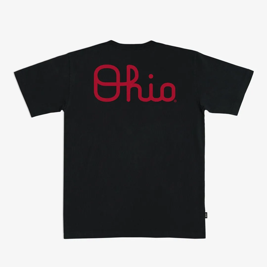 Ohio State Script Heavy Tee