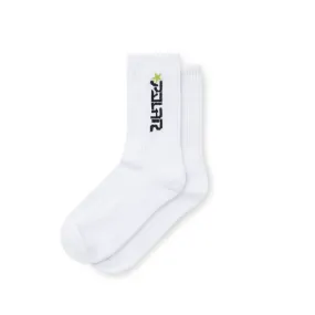 Polar Skate Co. Star Socks White/Green