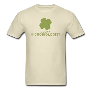 "Lucky Microbiologist" - Men's T-Shirt