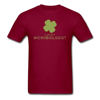 "Lucky Microbiologist" - Men's T-Shirt