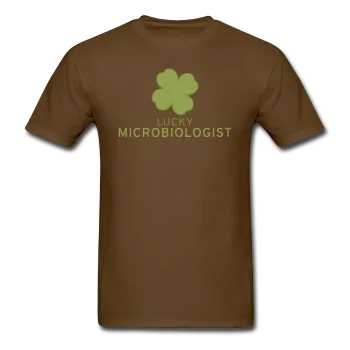 "Lucky Microbiologist" - Men's T-Shirt