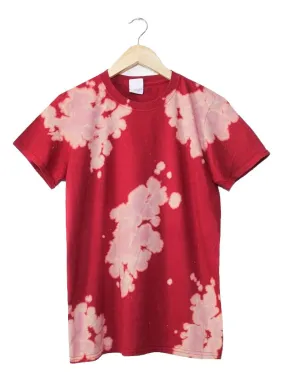 Red Bleach Out Unisex Tee