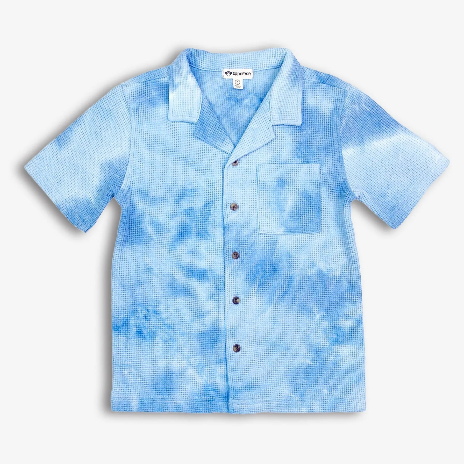 Resort Shirt | Blue Tie Dye