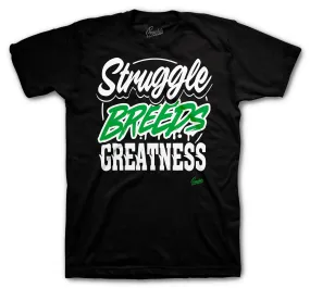 Retro 1 Pine Green Struggle Breeds Shirt