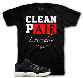 Retro 11 72-10 Shirt - Clean Pair - Black