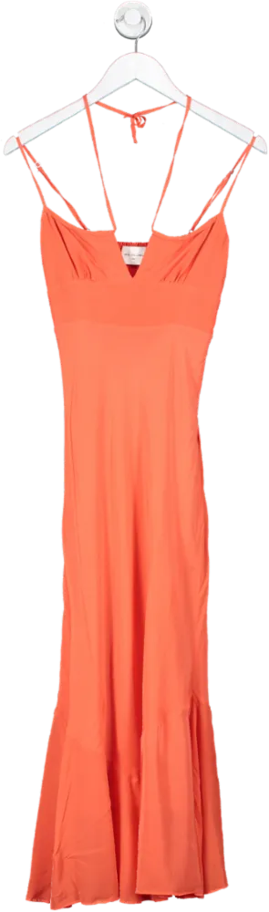 Reve The Label Orange Juliette Dress UK XXS