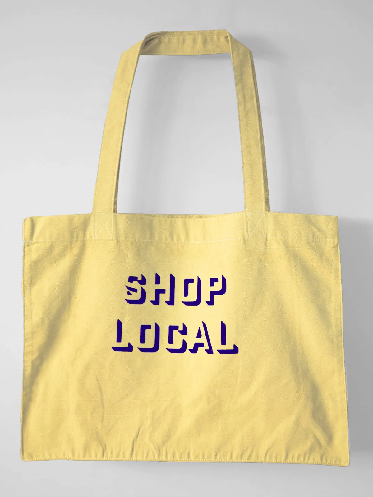 SHOP LOCAL LARGE YELLOW/NAVY