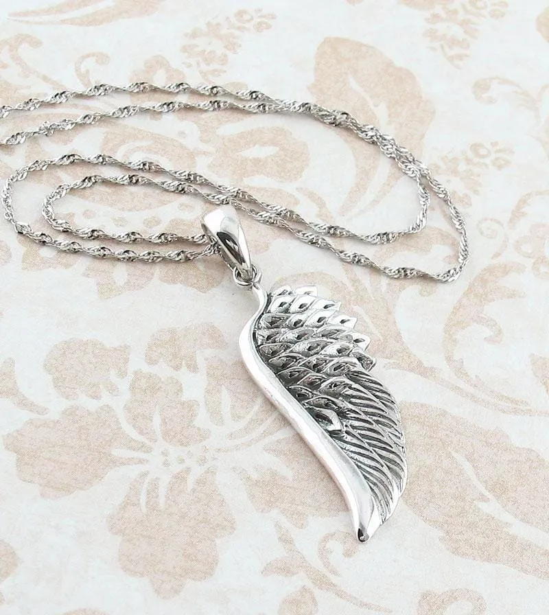 Splendid Angel Wing Pendant