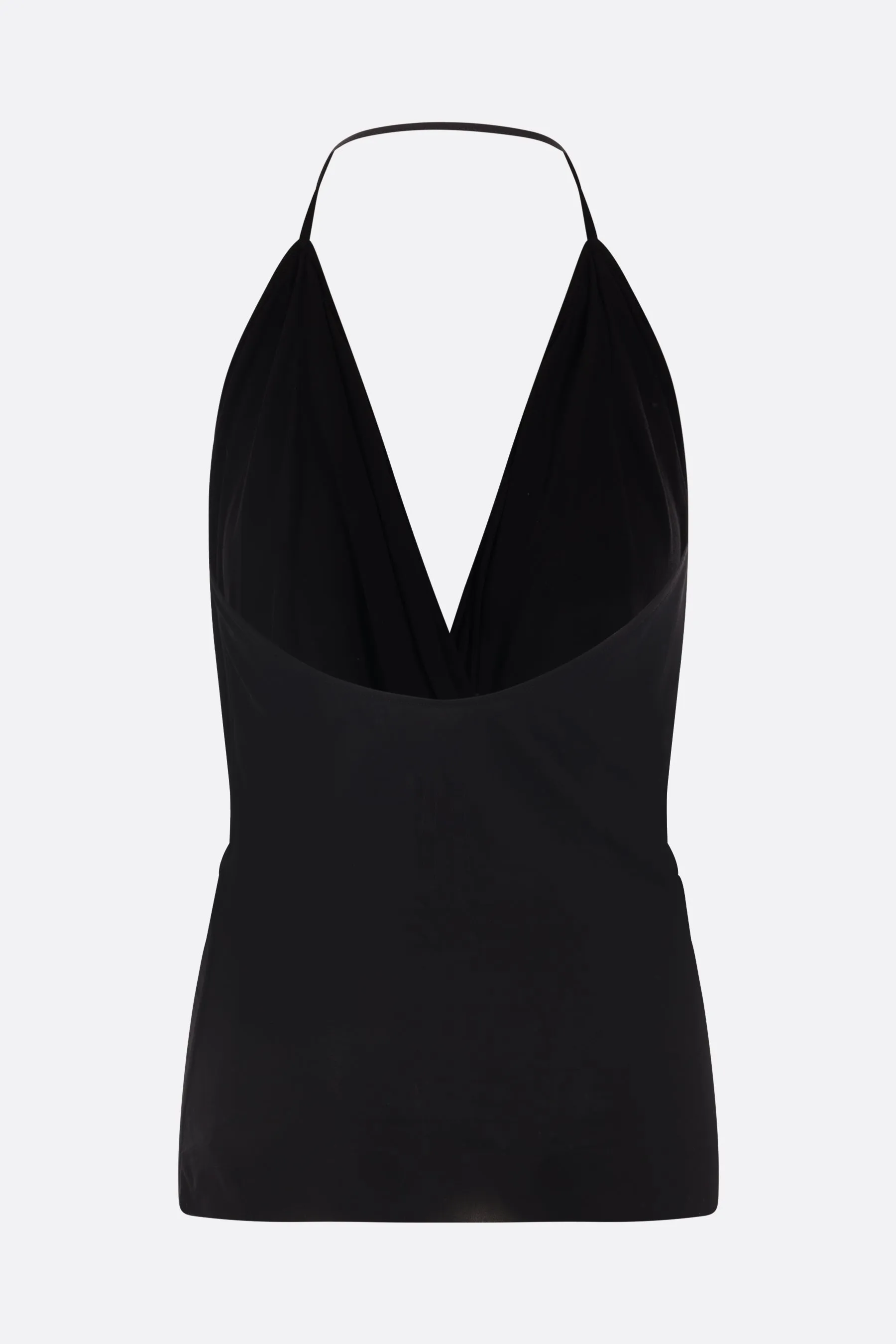 stretch cupro sleeveless top