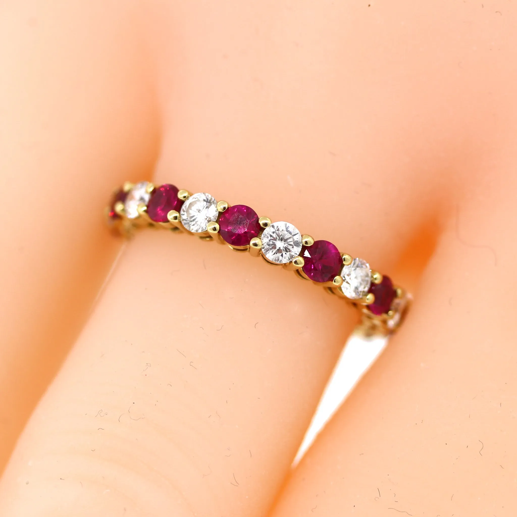 Tiffany and Co. Ruby and Diamond Forever Ring