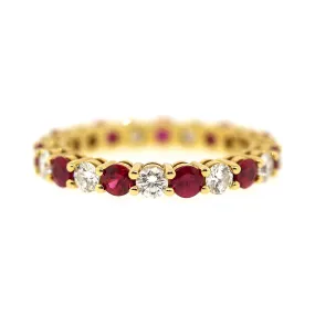 Tiffany and Co. Ruby and Diamond Forever Ring