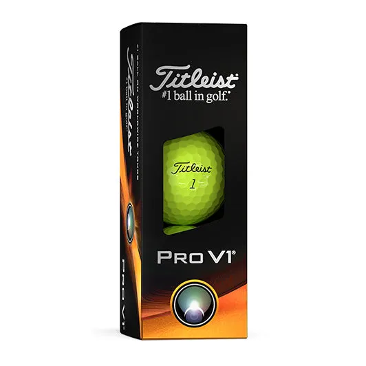 Titleist ProV1 Yellow Golf Balls