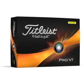 Titleist ProV1 Yellow Golf Balls